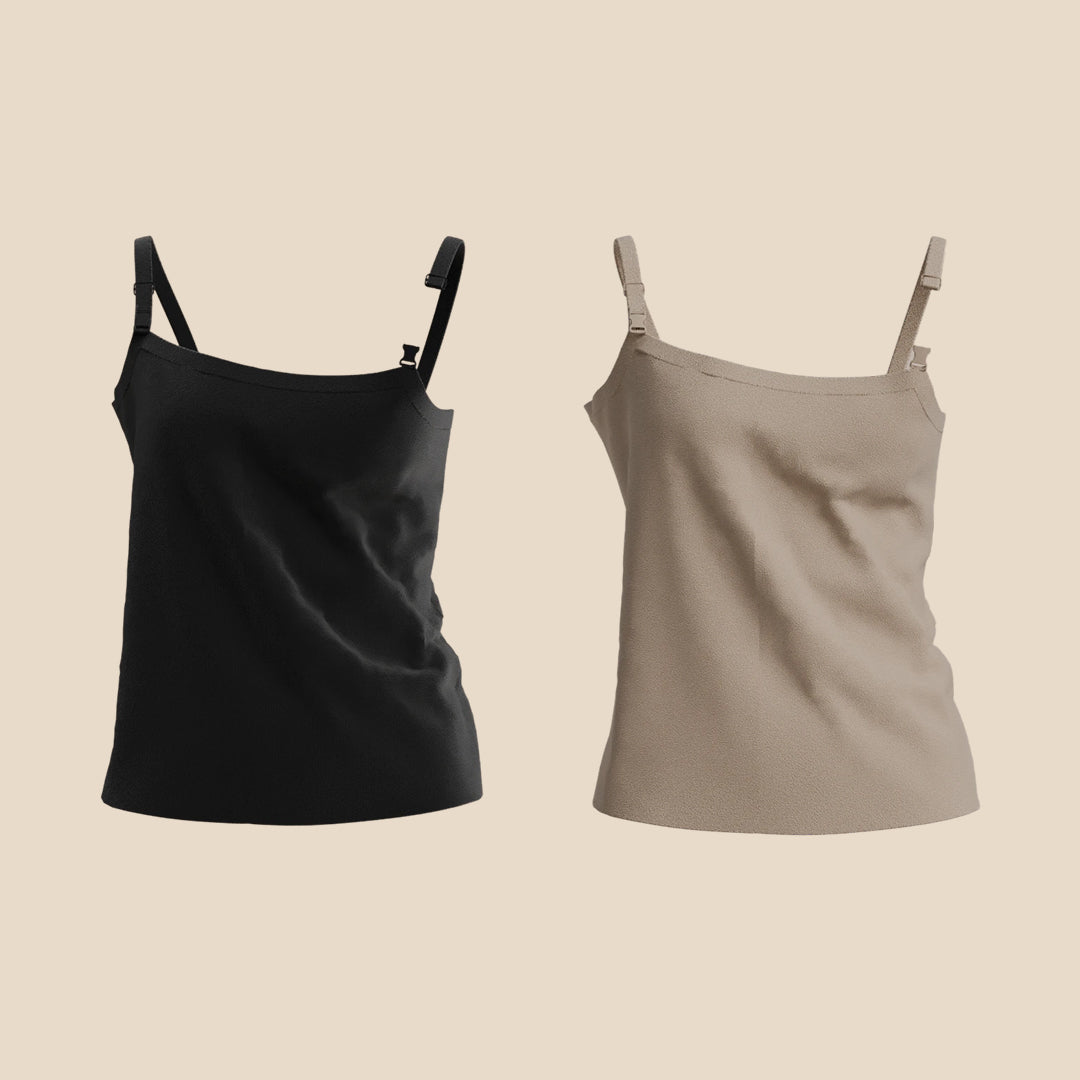 Breastfeeding camisole Nude - The modest mum
