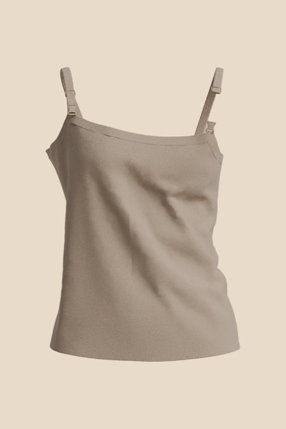 Breastfeeding camisole Nude - The modest mum
